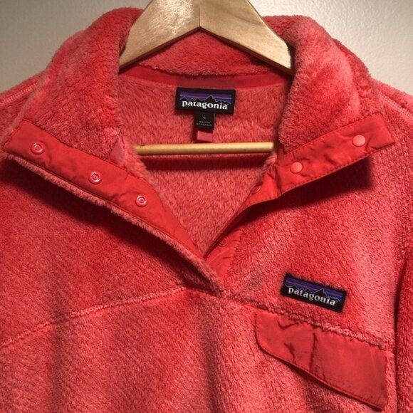 Patagonia Fleece Women's Re-Tool Snap-T Pullover size Large Comfy/Fuzzy/Winter - Picture 2 of 5